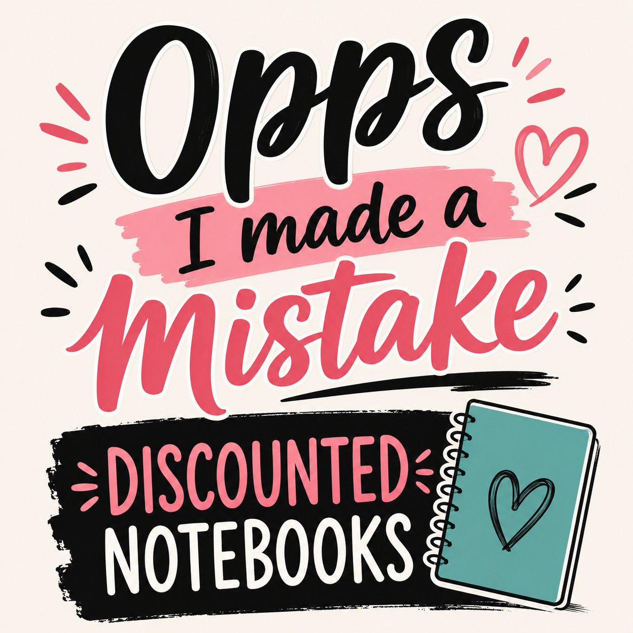 Imperfect Notebooks on Sale