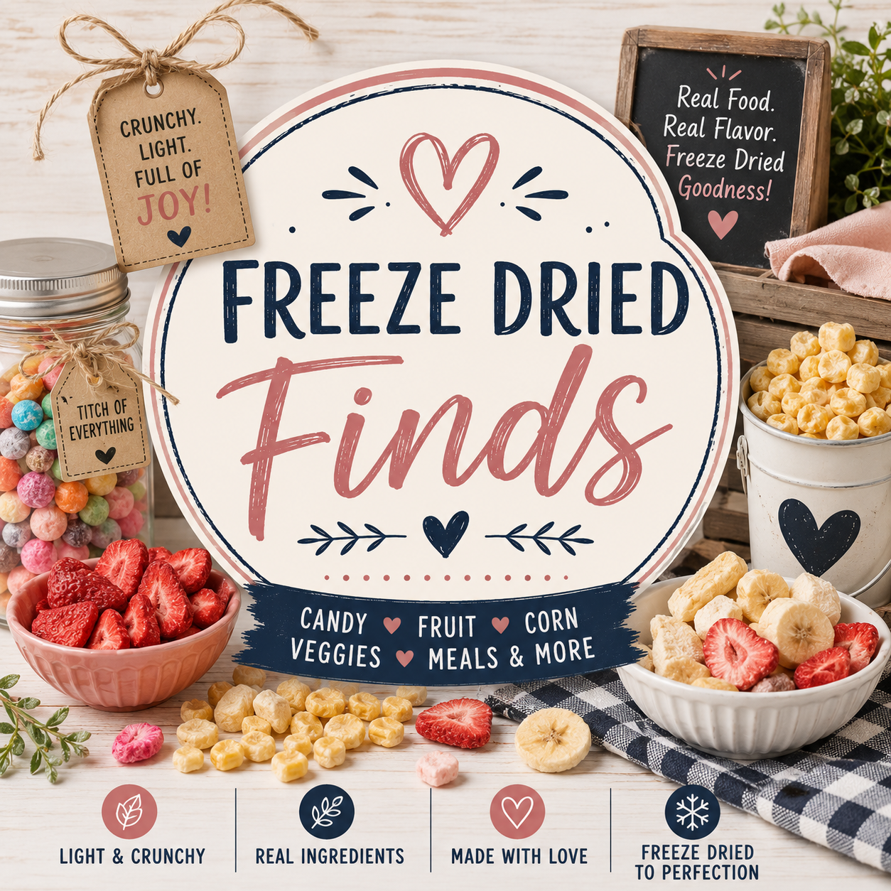 Freeze Dried Treats and Desserts