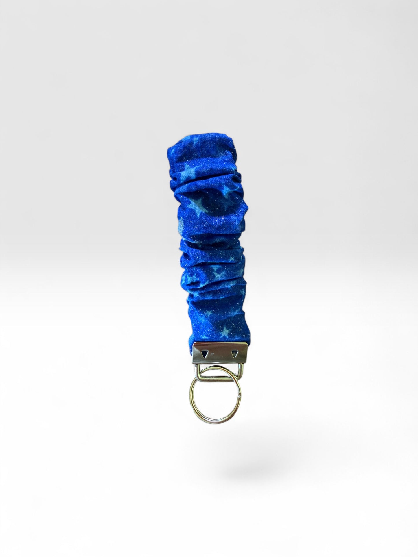 Fabric Scrunchie Wristlet Keychain – Assorted Patterns