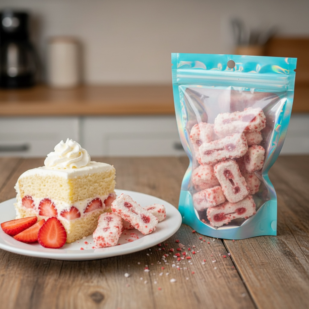 Freeze Dried Strawberry Shortcake Ice Cream Bar - Iowa Only