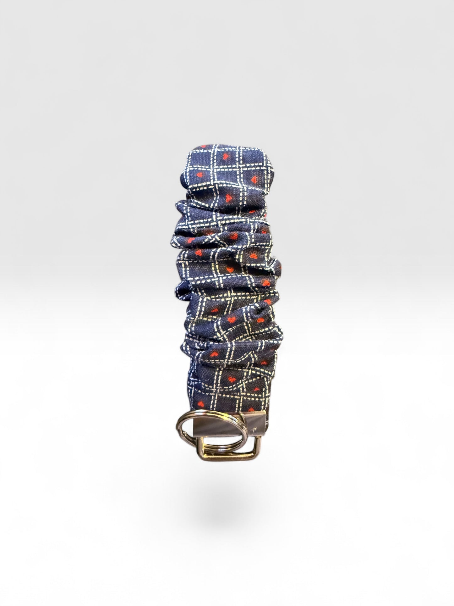 Fabric Scrunchie Wristlet Keychain – Assorted Patterns