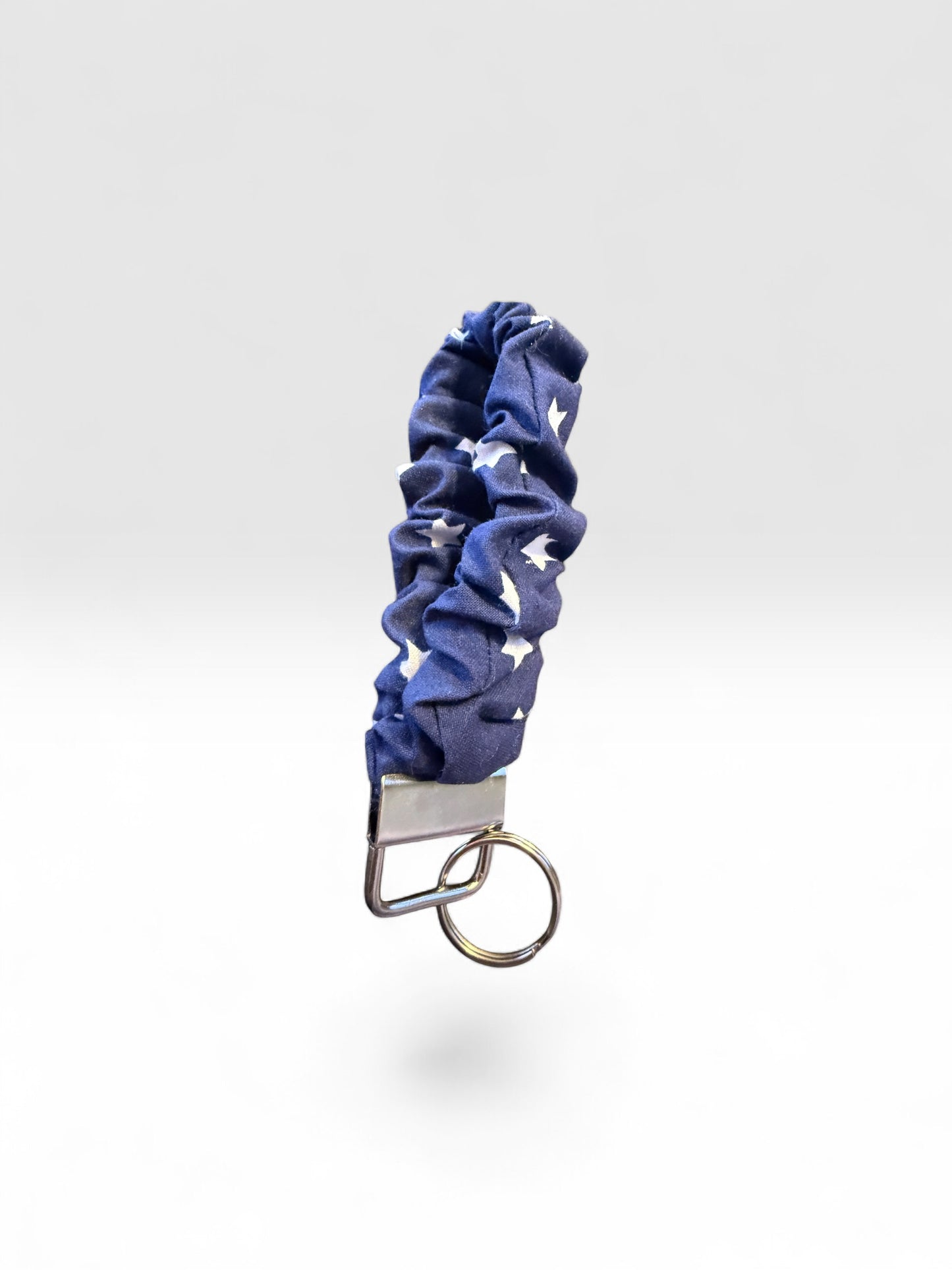 Fabric Scrunchie Wristlet Keychain – Assorted Patterns