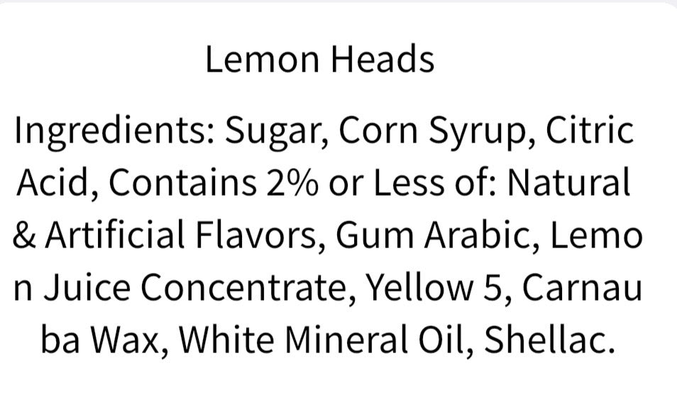 Freeze Dried Lemon Heads Candy Bites — Iowa Only