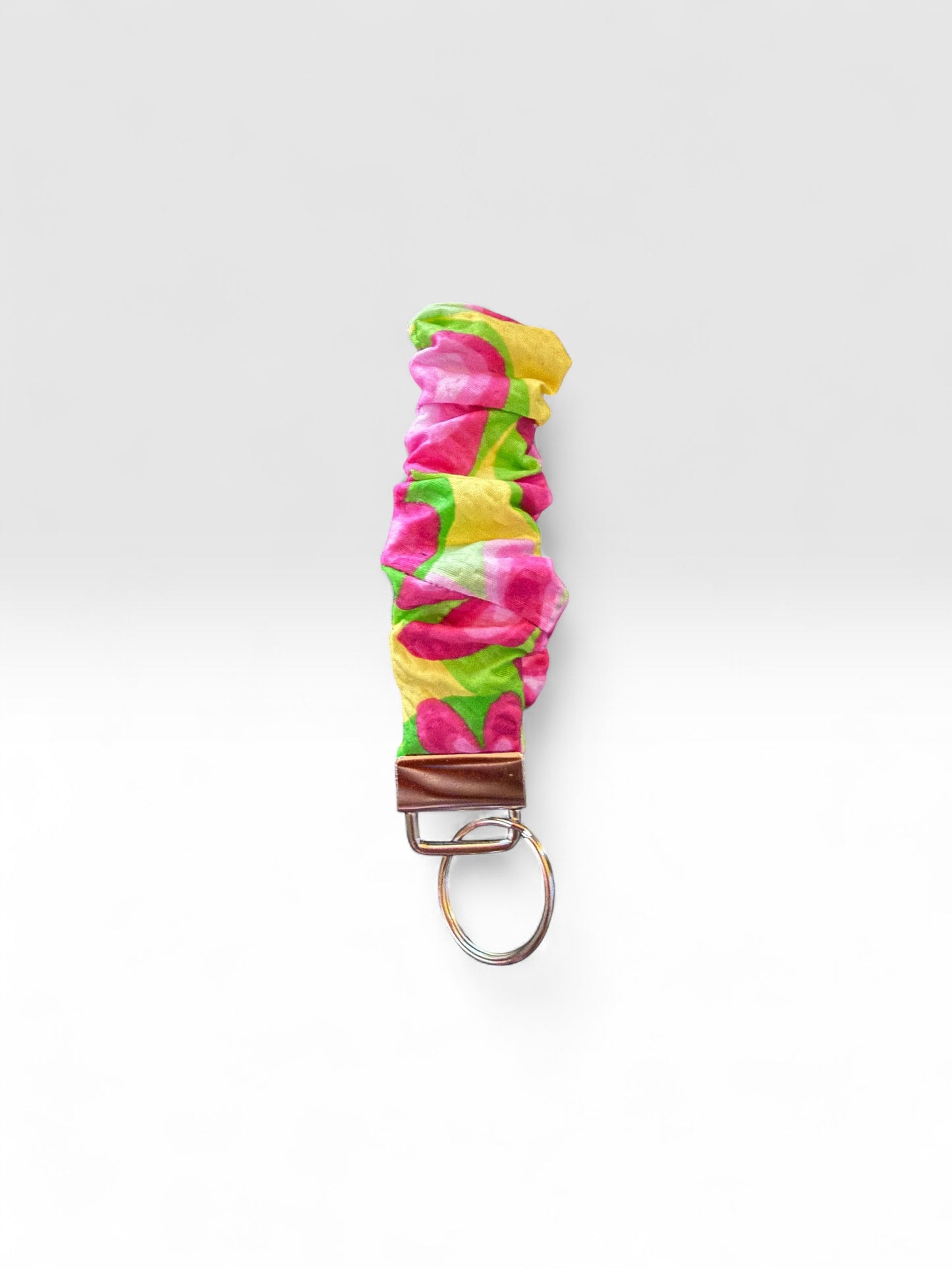 Scrunchie Key Ring – Handmade from Upcycled Materials