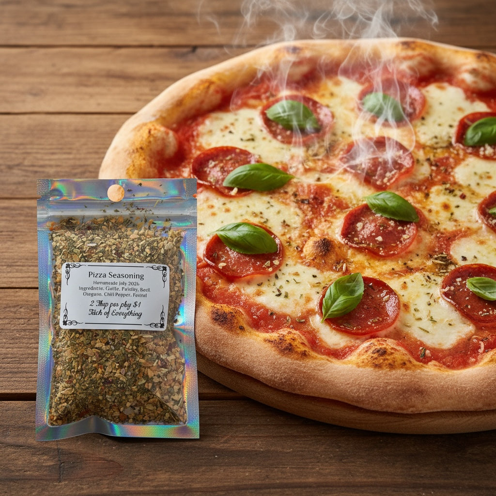 Pizza Seasoning Blend – Titch of Everything Iowa Only