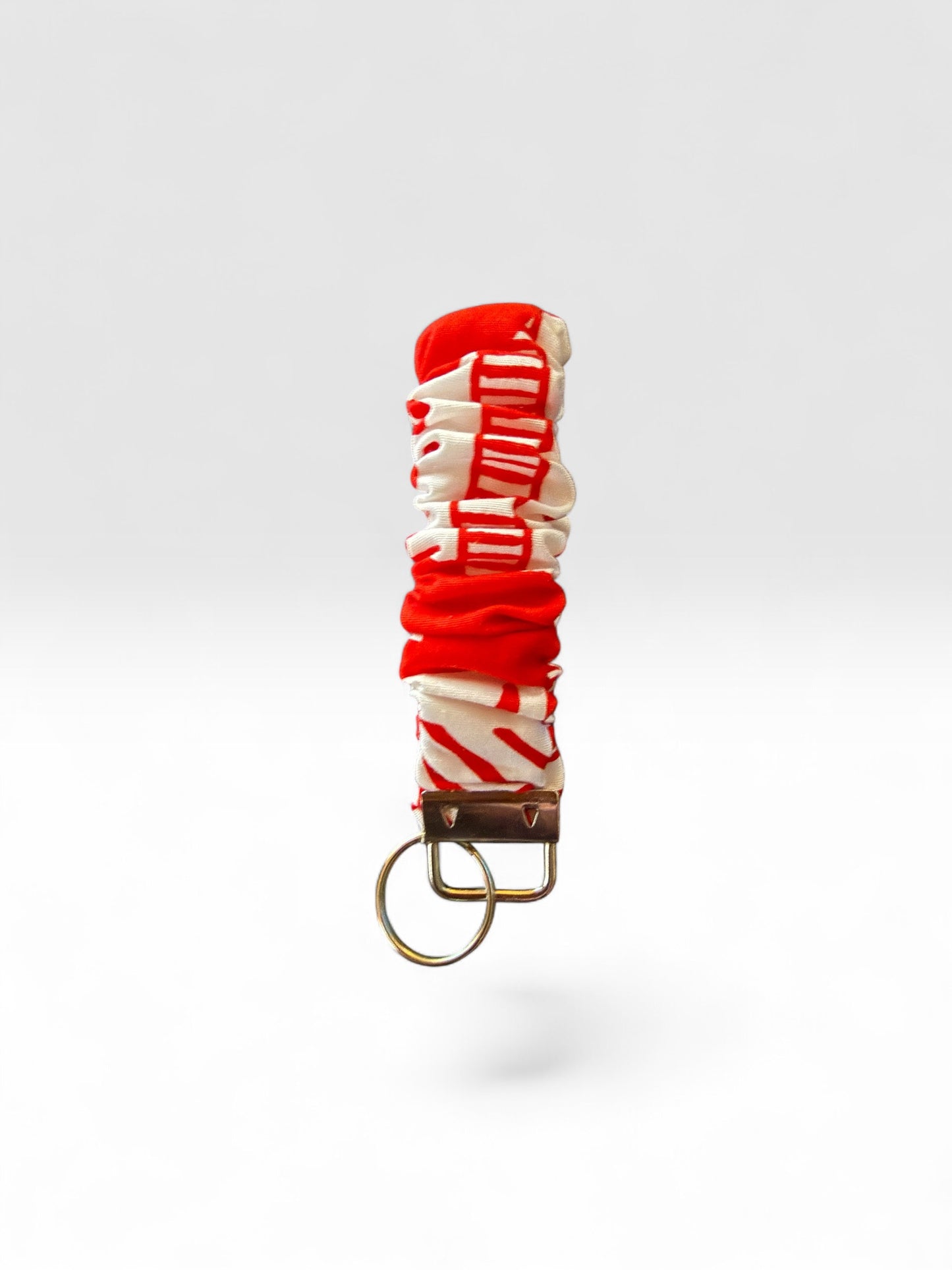 Scrunchie Key Ring – Handmade from Upcycled Materials