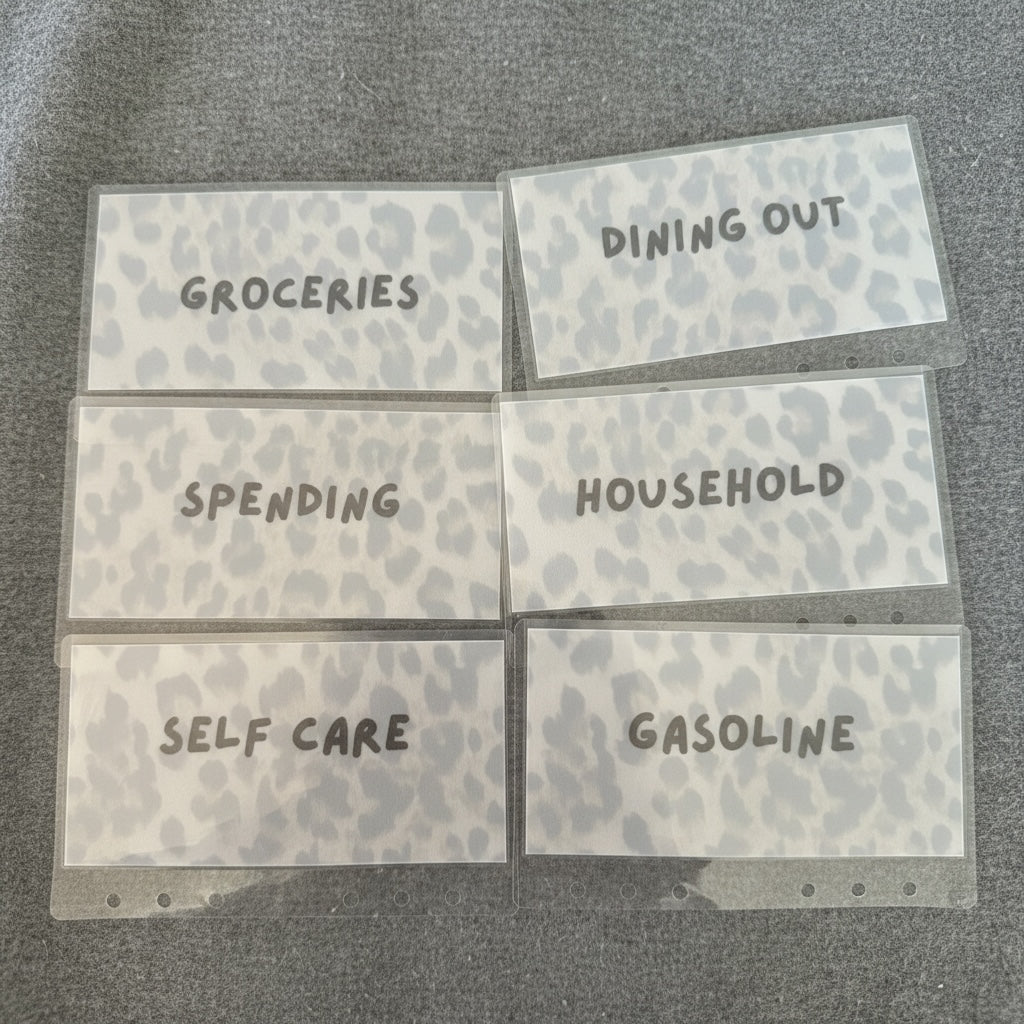 Handmade Monthly Budget Wallet Envelopes